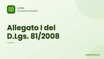 Allegato 1 del D.Lgs. 81/2008: le gravi violazioni