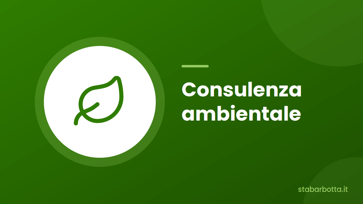 Consulenza ambientale