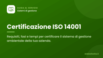 Certificazione ISO 14001 e sistema di gestione ambientale