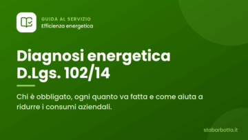Diagnosi energetica D.Lgs. 102/14