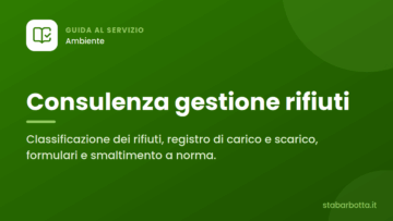 Consulenza rifiuti per aziende: registri, FIR e RENTRI