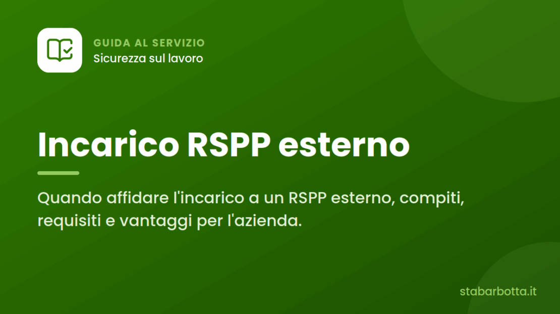 incarico rspp - S.T.A. Barbotta incarico rspp