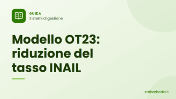 Modello OT23: come ridurre il tasso INAIL